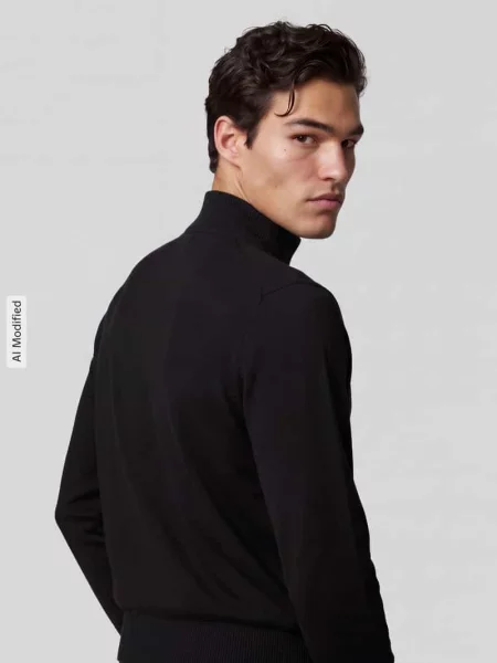 Kardigan Tom Tailor Denim czarny