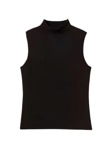 Top Twinset fără mâneci negru
