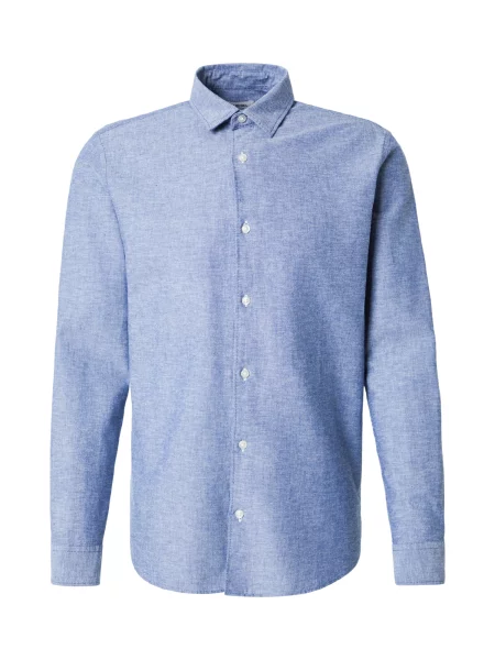 JJ Rebel Cămașă JREBMOSS amestec albastru