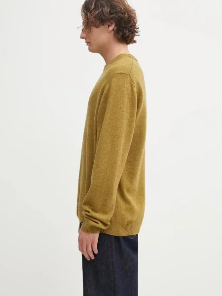 Πουλόβερ με προσθήκη μαλλιού Carhartt WIP Alten Sweater πράσινο