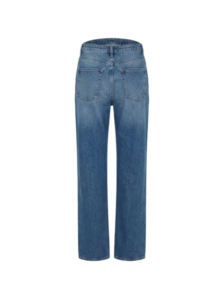 Blugi cu picior larg 3x1 albastru