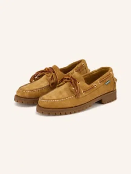 Półbuty Sebago skórzane brązowe