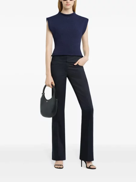 Top Courreges tricotate negru