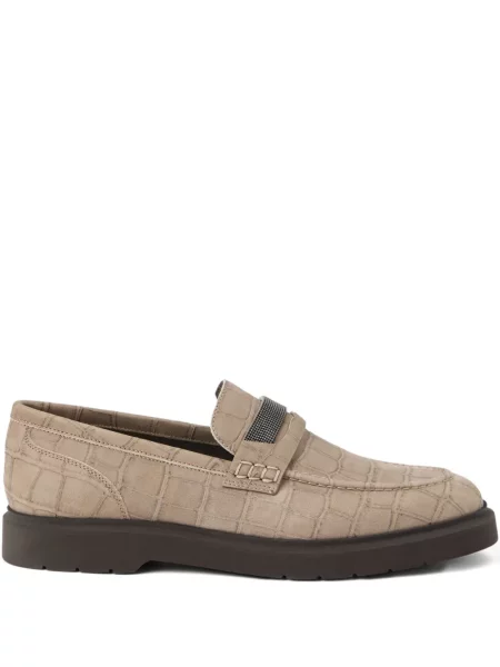 Pantofi loafer Brunello Cucinelli din piele