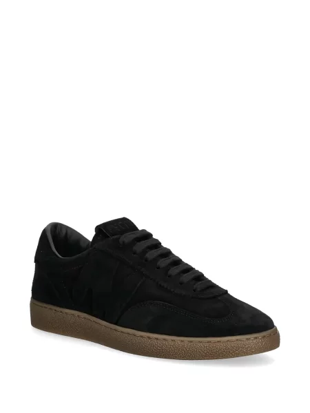Sneakerși Msgm din piele de căprioară negru