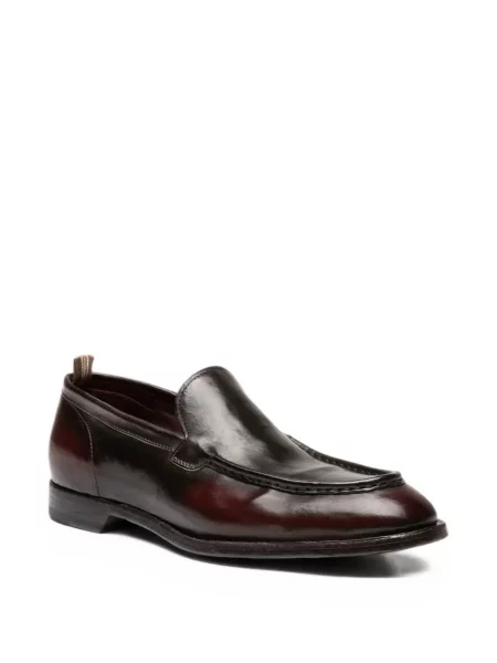 Pantofi loafer Officine Creative din piele maro