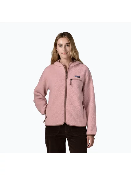 Bluză fleece pentru femei Patagonia Retro Pile Hoody fuzzy mauve