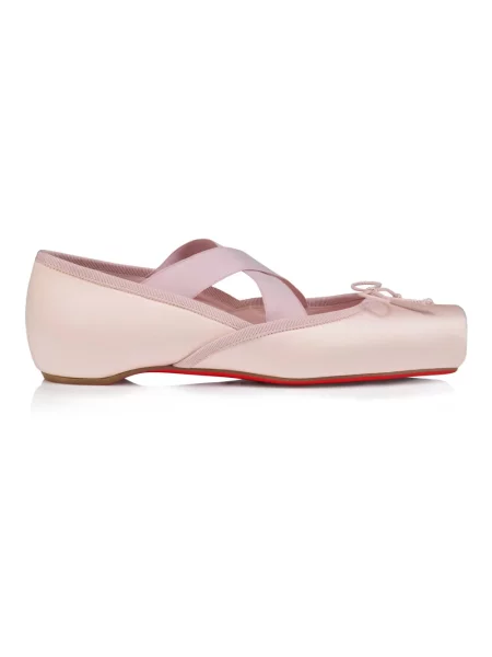 Balerinki Christian Louboutin różowe