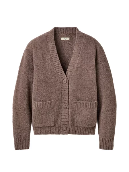 Cardigan Ugg cu decolteu în V maro