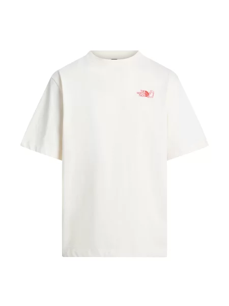 THE NORTH FACE Tricou roșu alb