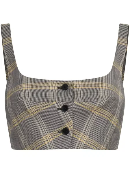 Bluzka Marni wełniana o krotszym kroju szara