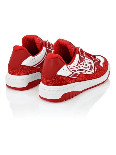 Sneakersy Philipp Plein czerwone