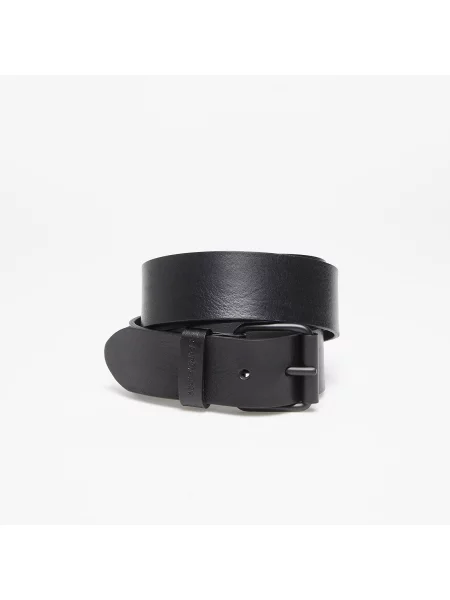 Δερμάτινη ζώνη Carhartt WIP Script Belt μαύρο