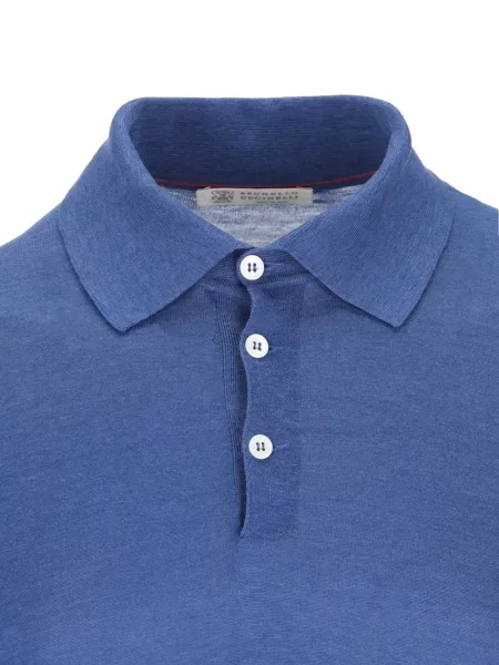 Polo Brunello Cucinelli albastru