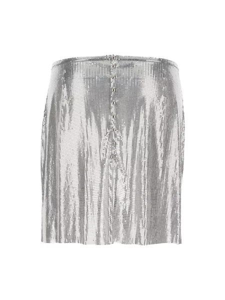 Spódnica Paco Rabanne szara