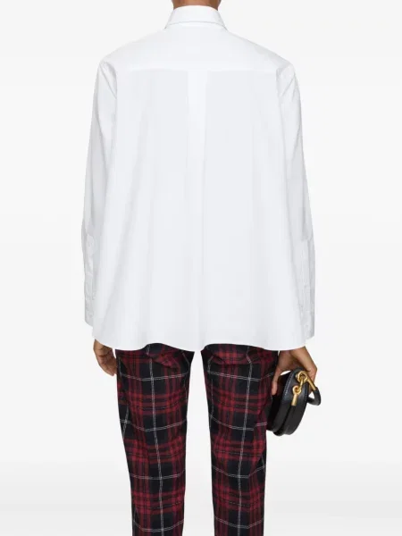 Cămașă Burberry din poplin alb