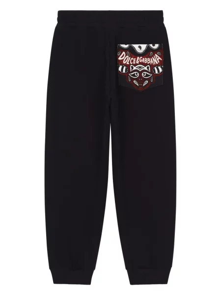Dětské kalhoty Dolce & Gabbana modré