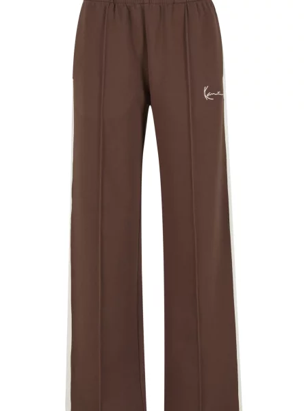 Karl Kani Pantaloni maro închis alb