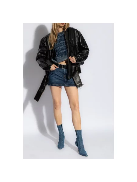 Spódnica jeansowa Diesel niebieska