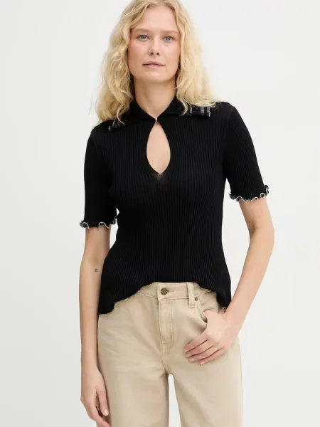 Pinko tricou de damă de negru
