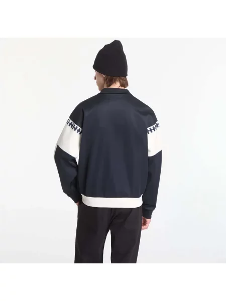 Geacă Fred Perry cu autograf albastru