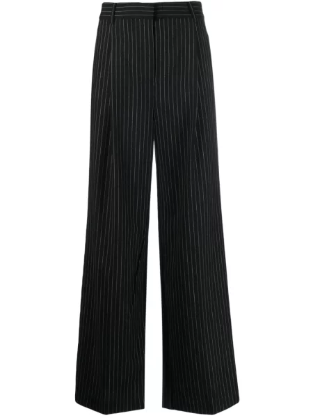 Pantaloni Michael Kors cu dungi negru
