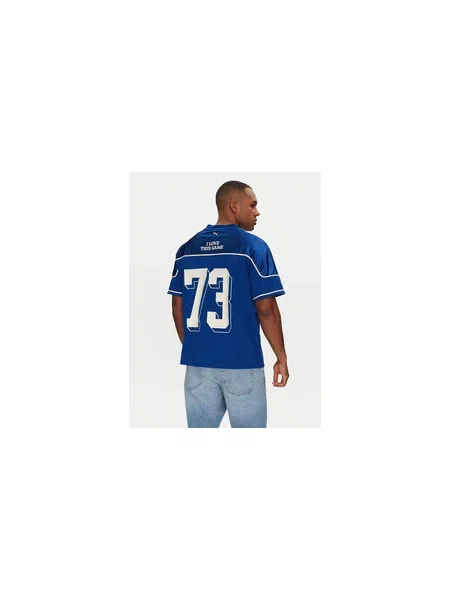 Puma Póló Dress Code Football Relaxed Fit kék
