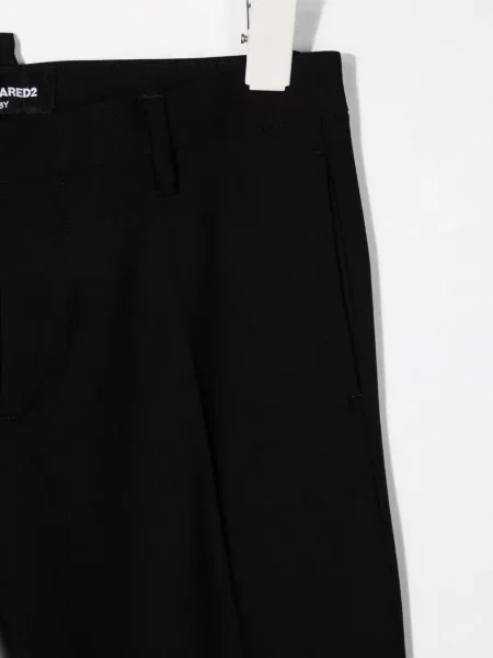 Dětské kalhoty Dsquared2 černé