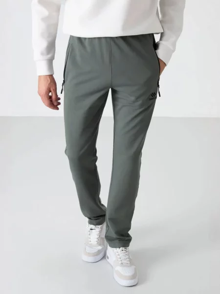 Tommy Life Športne hlače Jogginghose kaki