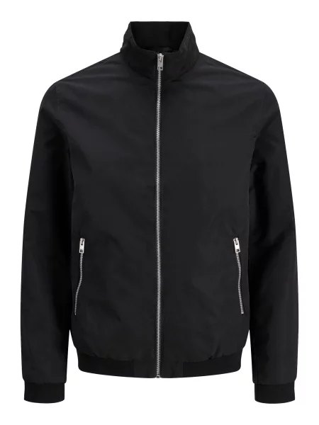 JACK & JONES Geacă de primăvară-toamnă JJERush Harrington' negru