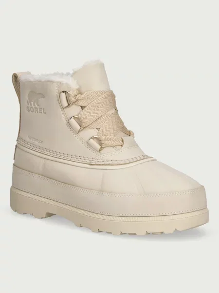 Sorel W AMBLER FIRESIDE CHUKKA cizme de zăpadă pentru femei din piele bej