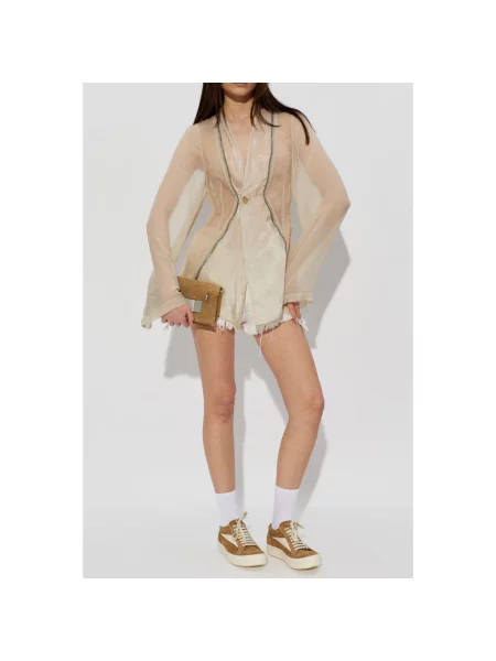 Szorty jeansowe Rick Owens szare