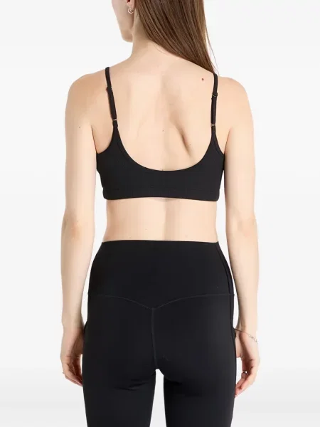 Top sport Nike din fleece plisat fără mâneci alb