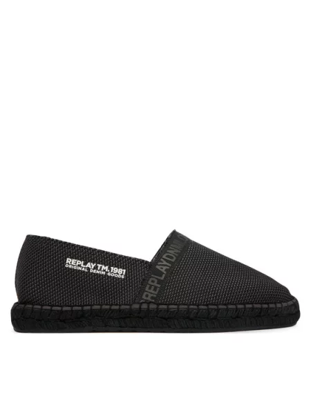 Espadrilles REPLAY fekete