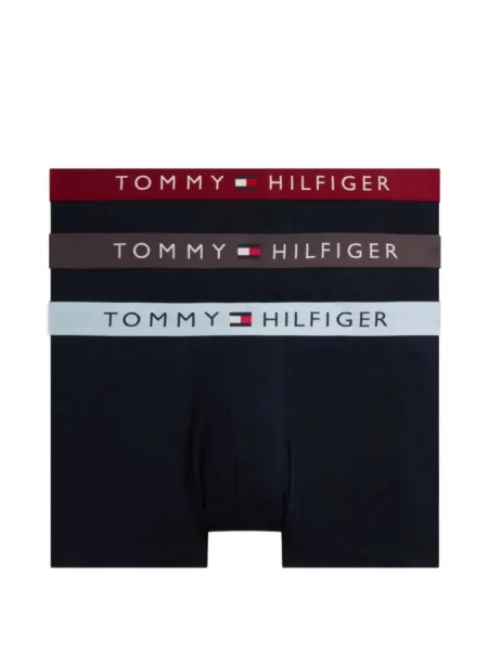 Boxeri Tommy Hilfiger cu autograf negru