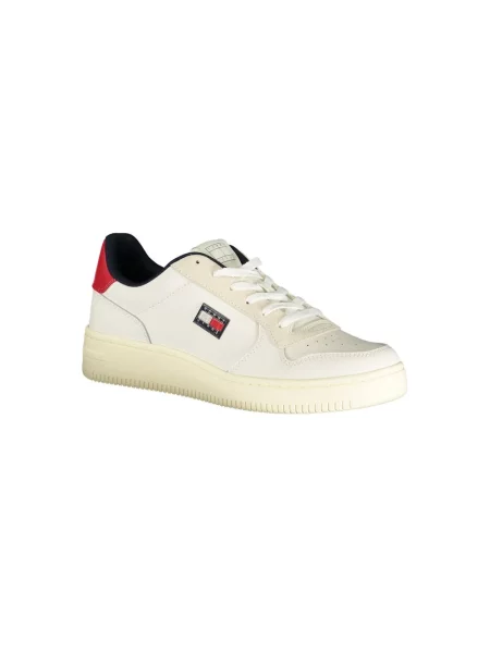 Sneakersy Tommy Hilfiger skórzane białe