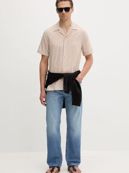 Tommy Jeans srajca bež