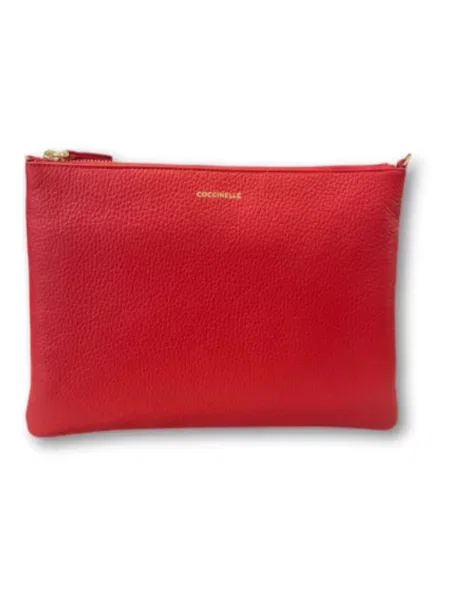 Coccinelle torebka crossbody skórzana BEST CROSSBODY czerwona