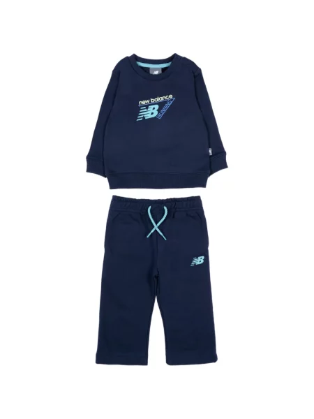 Komplet dresowy dziecięcy New Balance niebieski