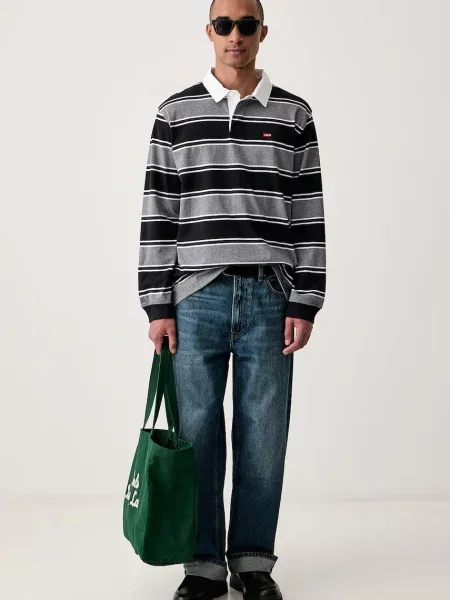 Tricou cu mânecă lungă Levi's® clasic gri