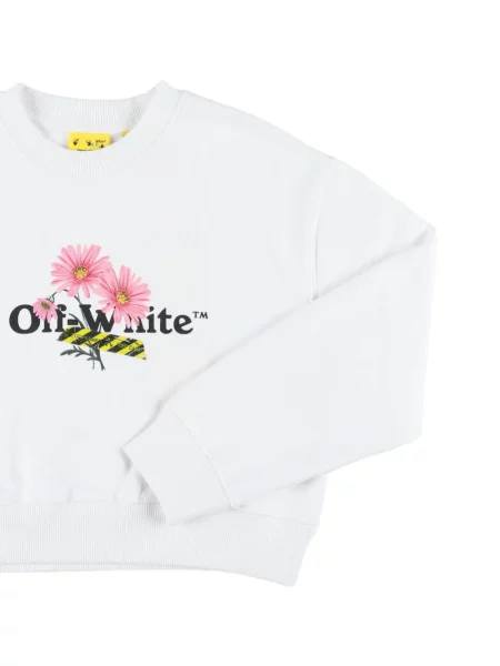 Pulover copii Off-white alb