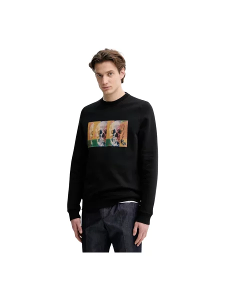 PS Paul Smith bluza z nadrukiem czarny