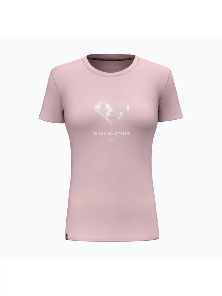 Koszulka Salewa Pure Heart Dry zephyr różowa