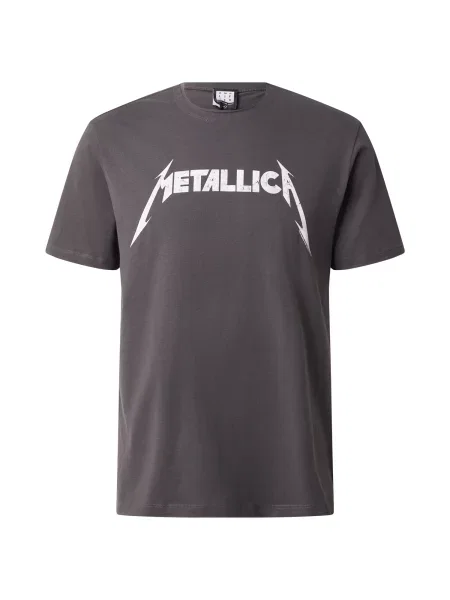 AMPLIFIED Tricou METALLICA pământiu alb