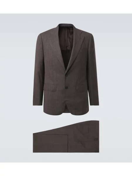 Costum Thom Sweeney de lână maro