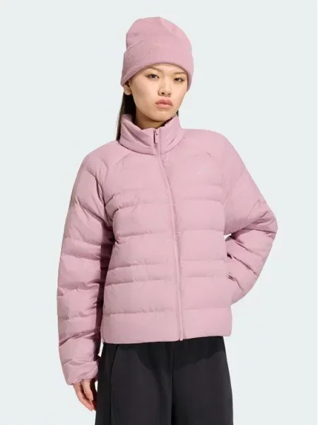 Zimní bunda adidas fialová