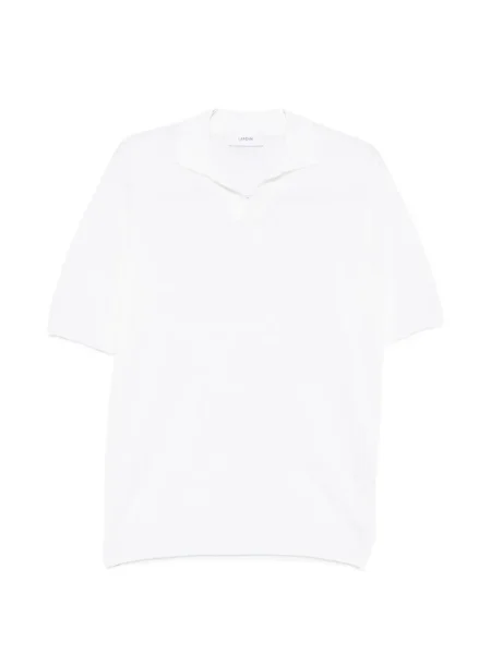 Тениска Lardini с V-образно деколте бяло
