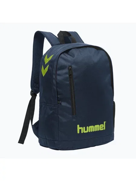 Hummel Core 28 l sötét farmer/lime punch hátizsák. Méret: 28 l