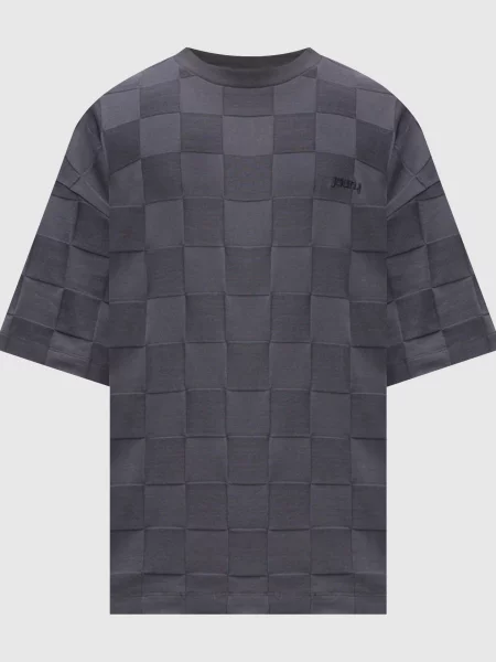 Футболка в геометричний візерунок Juun.j сіра