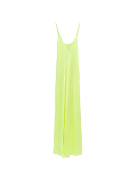Rochie maxi Jw Anderson de mătase galben